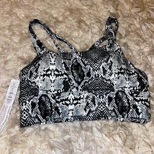 Balance collection, Snake print sports bra